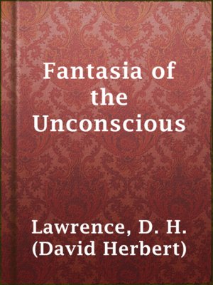 cover image of Fantasia of the Unconscious